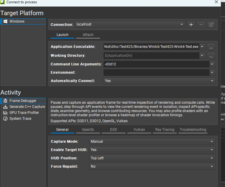 NSight-FrameDebugger